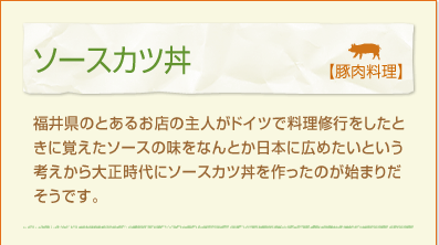ソースカツ丼